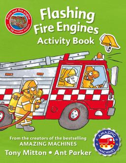 Amazing Machines Flashing Fire Engines Activity Book