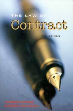 The Law of Contract The Law of Contract