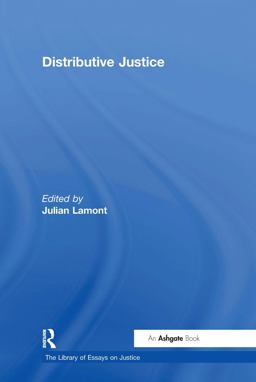 Distributive Justice  9780754629740 Front Cover