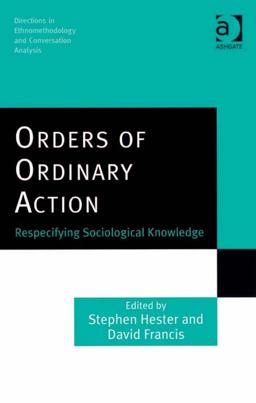 Orders of Ordinary Action Orders of Ordinary Action