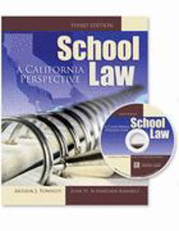 School Law A California Perspective 3rd 9780757537882 Front Cover