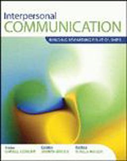 Interpersonal Communication Building Rewarding Relationships  9780757541100 Front Cover