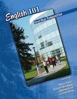 English 101 First-Year Composition 3rd 9780757555718 Front Cover