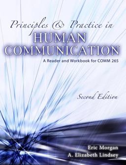 Principles and Practice in Human Communication