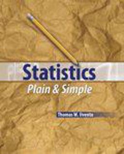 Statistics Plain and Simple  9780757584350 Front Cover
