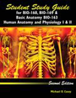 Student Study Guide for Bio-168 Bio-169 and Basic Anatomy Bio-163 Human Anatomy and Physiology I and Ii