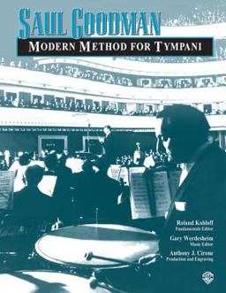 Saul Goodman -- Modern Method for Tympani  9780757991004 Front Cover