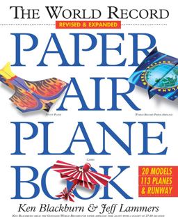 World Record Paper Airplane Book  9780761143833 Front Cover