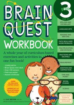 Brain Quest Workbook: 3rd Grade  9780761149163 Front Cover