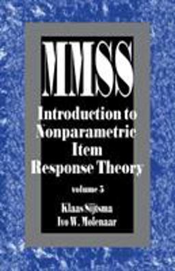Introduction to Nonparametric Item Response Theory  9780761908135 Front Cover