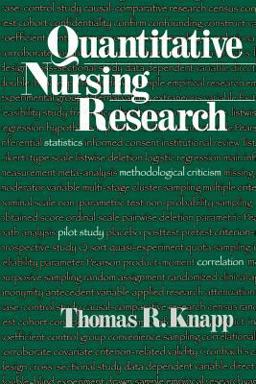 Quantitative Nursing Research  9780761913634 Front Cover