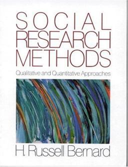 Social Research Methods Qualitative and Quantitative Approaches  9780761914037 Front Cover