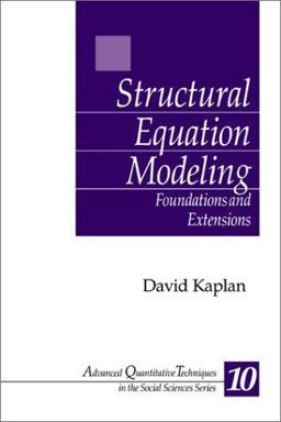Structural Equation Modeling Foundations and Extensions  9780761914075 Front Cover