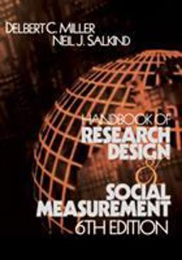 Handbook of Research Design and Social Measurement 6th 9780761920465 Front Cover