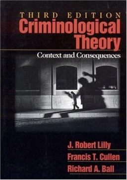 Criminological Theory Context and Consequences 3rd 9780761920779 Front Cover
