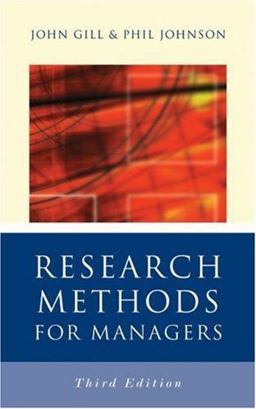 Research Methods for Managers