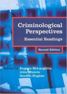 Criminological Perspectives Essential Readings 2nd 9780761941446 Front Cover