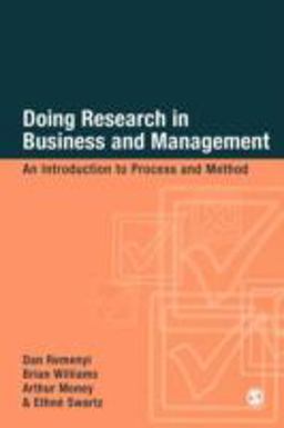 Doing Research in Business and Management An Introduction to Process and Method  9780761959502 Front Cover