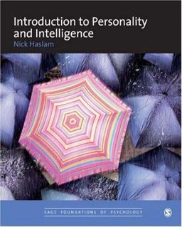Introduction to Personality and Intelligence  9780761960584 Front Cover