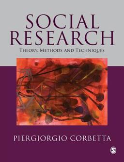 Social Research Theory, Methods and Techniques  9780761972532 Front Cover
