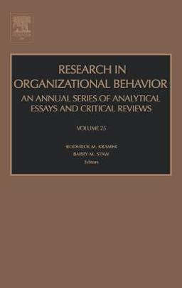 Research in Organizational Behavior Research in Organizational Behavior