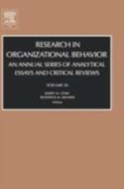 Research in Organizational Behavior Research in Organizational Behavior