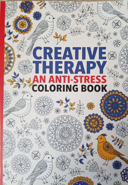 Creative Therapy Coloring Book Paperback Bind-Up