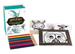 Harry Potter Magical Creatures Coloring Kit  9780762461479 Front Cover