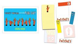 Wacky Waving Inflatable Tube Guy Sticky Notes 488 Notes to Stick and Share  9780762471362 Front Cover
