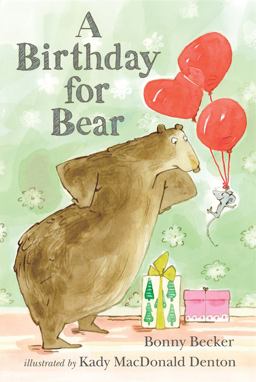 Birthday for Bear  9780763637460 Front Cover