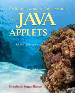 Introduction to Programming with Java Applets 3rd 9780763754600 Front Cover