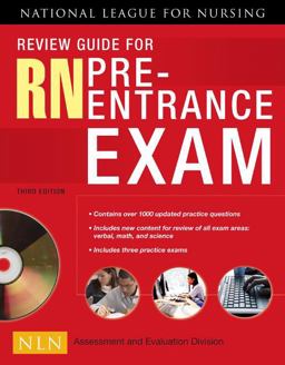 RN Pre-Entrance Exam 3rd 9780763762711 Front Cover