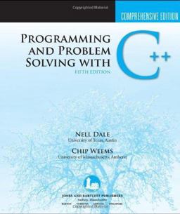 Programming and Problem Solving with C++ 5th 9780763771560 Front Cover