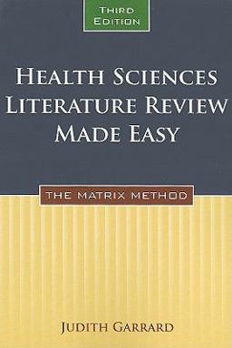 Health Sciences Literature Review Made Easy 3rd 9780763771867 Front Cover