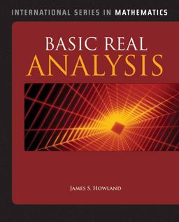 Basic Real Analysis  9780763773182 Front Cover