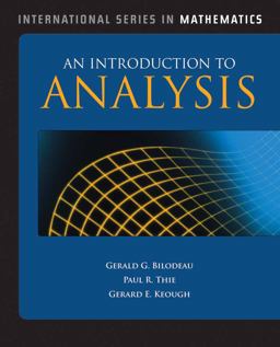 Introduction to Analysis 2nd 9780763774929 Front Cover