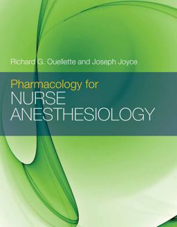 Pharmacology for Nurse Anesthesiology  9780763786076 Front Cover