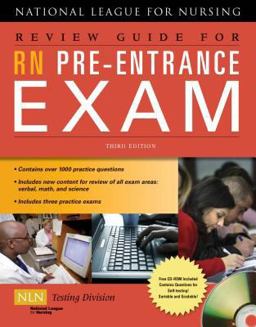 Review Guide for RN Pre-Entrance Exam . 3rd 2009 9780763787042 Front Cover