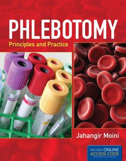 Phlebotomy Principles and Practice  9780763799069 Front Cover