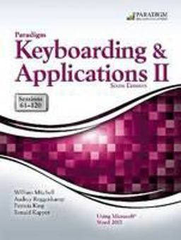 Keyboarding 61-120 with Word 2013 Lab Package