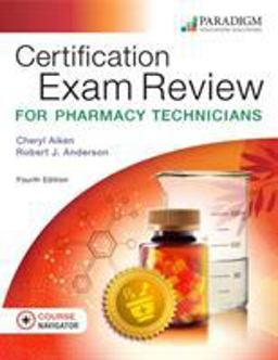 CERTIFICATION EXAM REV.F/PHARM...  9780763870744 Front Cover