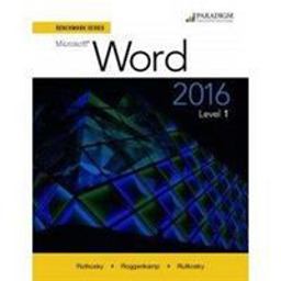 Benchmark Series: Microsoft® Word 2016 Level 1