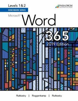 MICROSOFT WORD 365 LEVEL 1+2  9780763887148 Front Cover