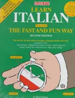 Learn Italian the Fast and Fun Way Book 2nd 9780764102103 Front Cover