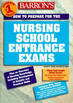 How to Prepare for the Nursing School Entrance Exam  9780764103384 Front Cover