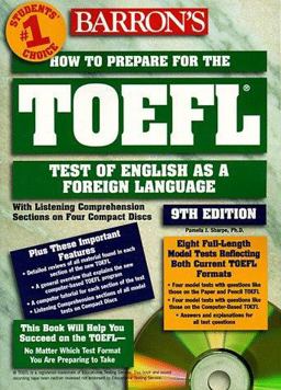 How to Prepare for the TOEFL : Test of English as a Foreign Language 9th 9780764103995 Front Cover