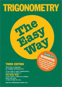 Trigonometry The Easy Way 3rd 9780764113604 Front Cover