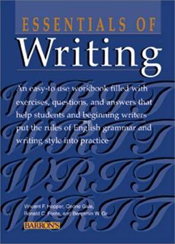 Essentials of Writing 5th 9780764113680 Front Cover