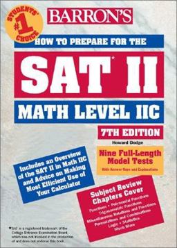 How to Prepare for SAT II Math Level II C