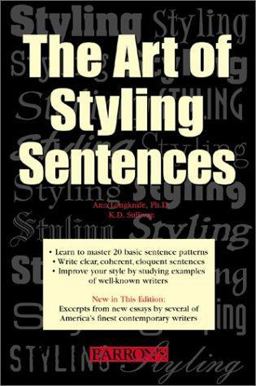 Art of Styling Sentences 20 Patterns for Success 4th 9780764121814 Front Cover